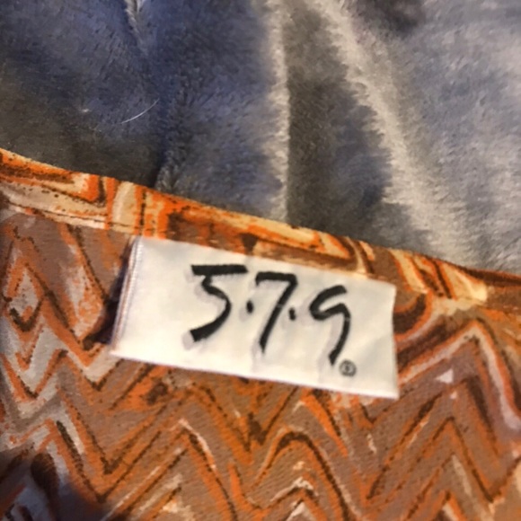 Y2k small 579 spaghetti tie string strap tank top orange tan brown - Picture 3 of 3